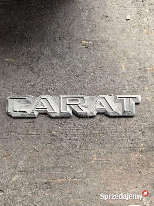 Emblemat znaczek napis Carat mk2 sprzedam