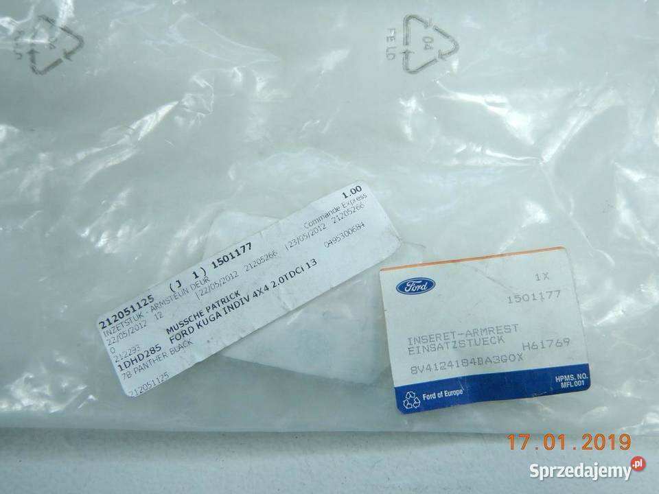 LISTWA PODŁOKIETNIKA DRZWI PRAWYCH POMARAŃCZ Podłokietniki