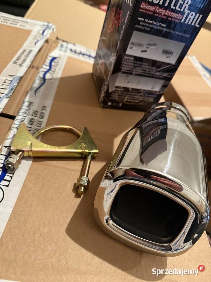 Końcówki wydechów tłumiki paleta 34 nowe Grodzisk Wielkopolski sprzedam