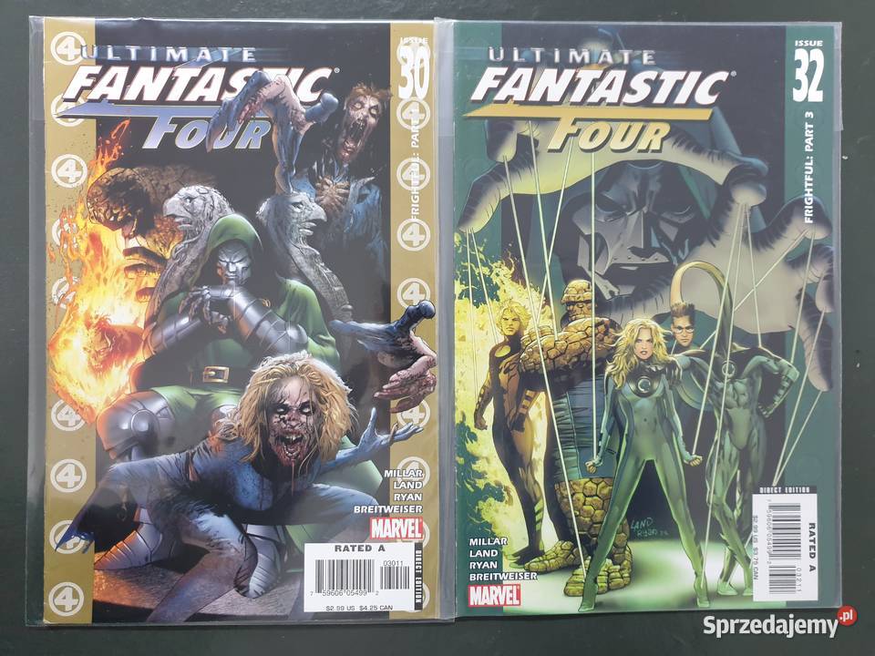 Ultimate Fantastic Four 9 oryginalnych komiksów Superbohaterowie Gdynia