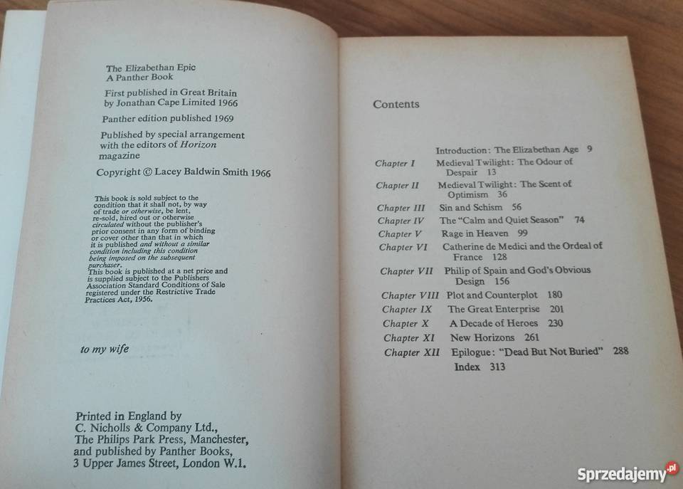 The Elizabethan epic Lacey Baldwin Smith Gdańsk sprzedam