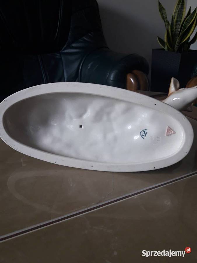 Porcelanowa sarna królewski Royal Dux Janów Lubelski