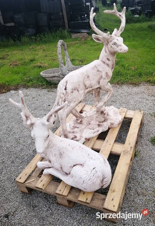 FIGURKA OGRODOWA betonowa rzeźba JELEŃ Z192 Nysa