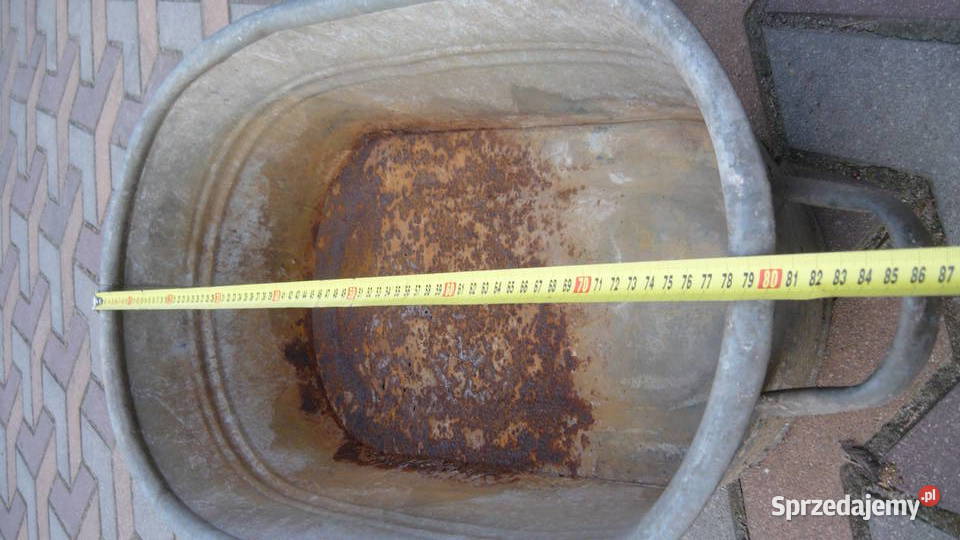 Stara mała wanna balia wanienka ocynk ocynkowana