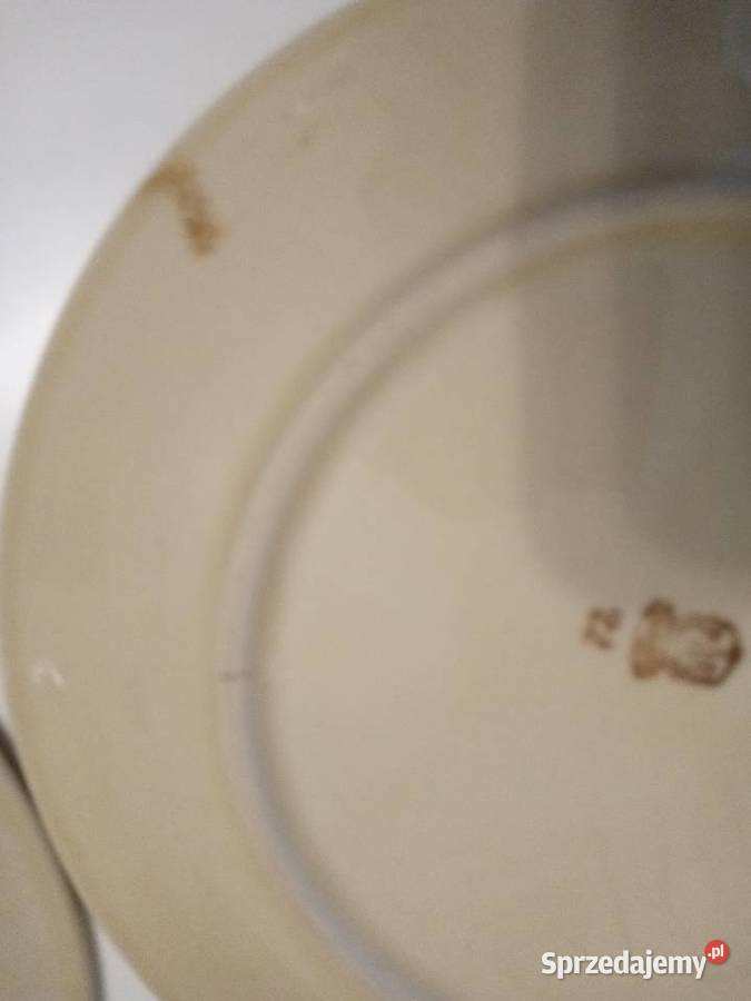 6 talerzy z porcelitu Tułowice PRL Mysłowice