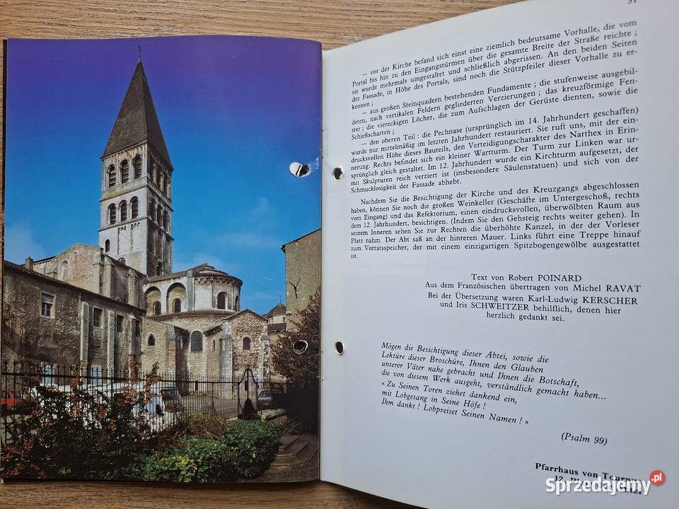Tournus Abbaye SaintPhilibert j niemiecki Kraków