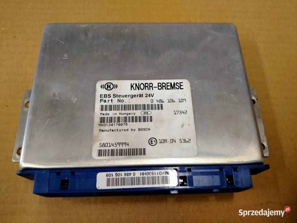 IVECO STEROWNIK KOMPUTER 5801459994 0486106109 Kargowa