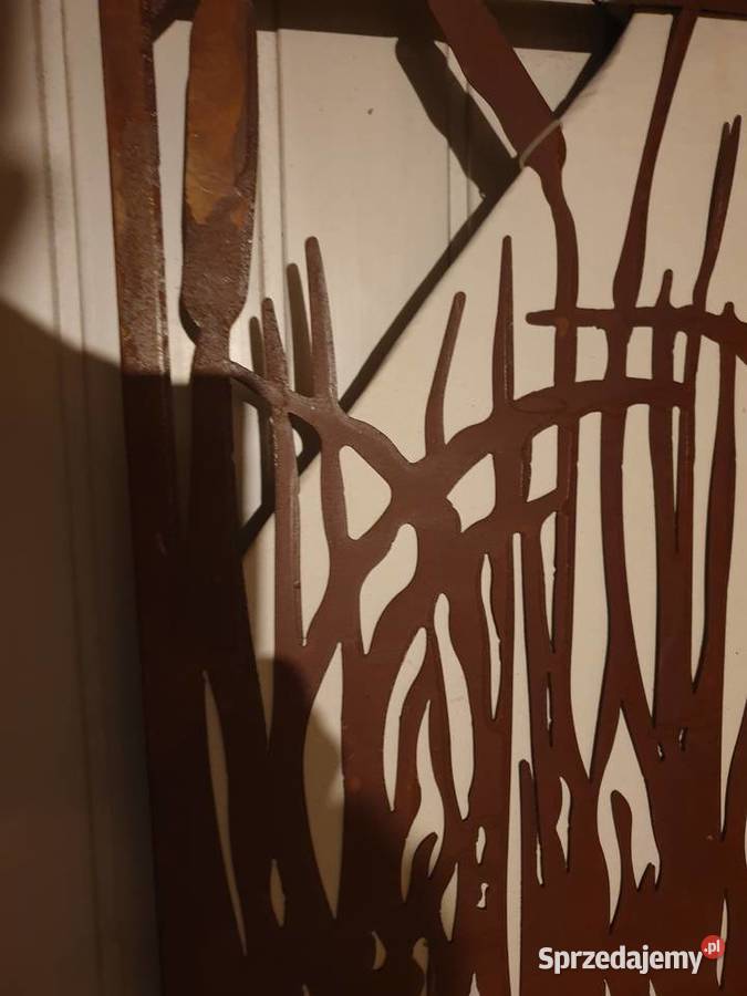 Obraz blaszany rustykalny Ozdoba Prezent mazowieckie Żuromin