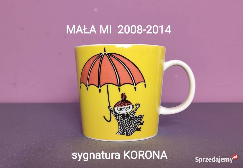 Muminki KUBEK Moomin Arabia MAŁA MI z naklejką Pozostałe małopolskie Jasień