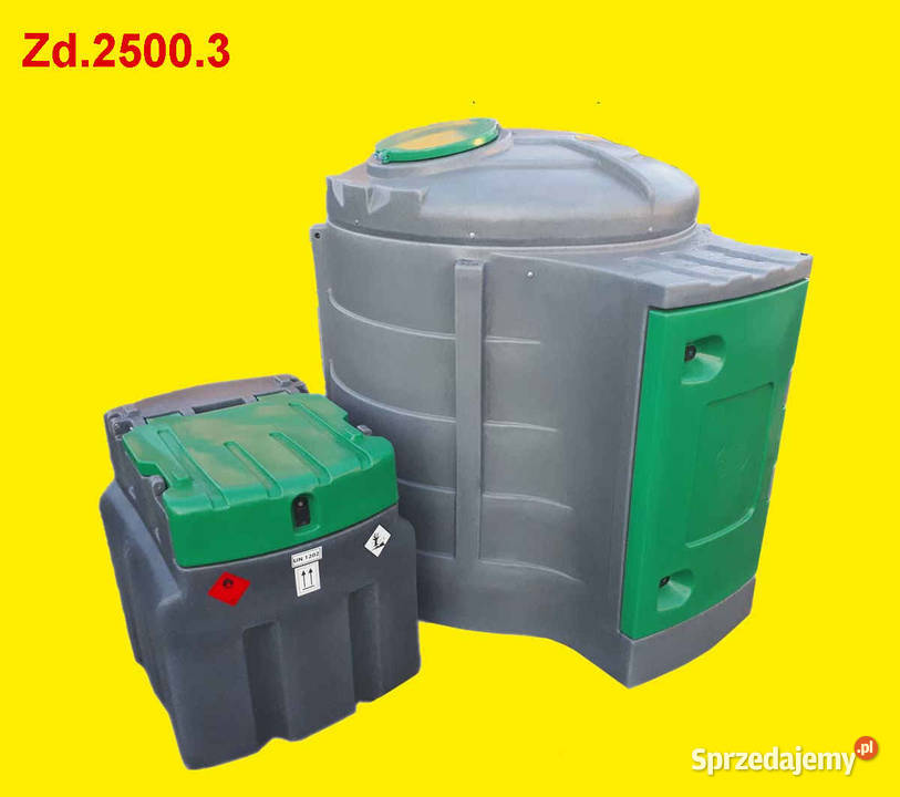 Zbiornik do paliwa ON 2500 L pojemnik do paliwa Pruszków