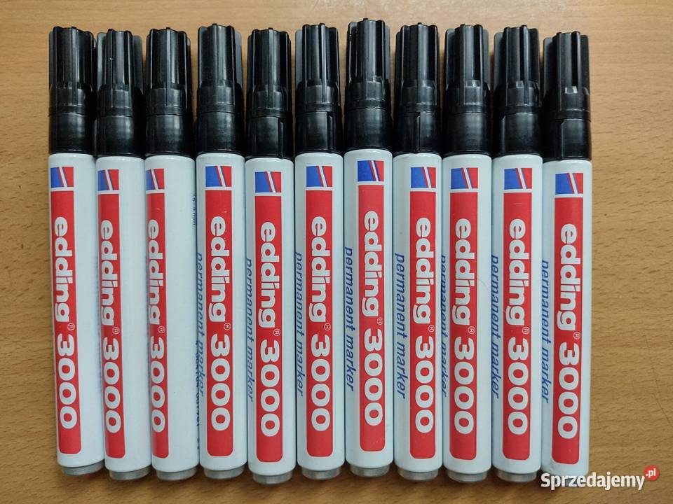 Marker olejowy Edding 750 kolor biały i czarny podkarpackie