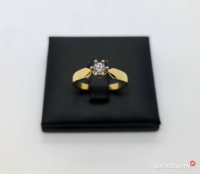 Złoty pierścionek próby 585 345g Rozmiar 16 złoto Pierścionki Elbląg