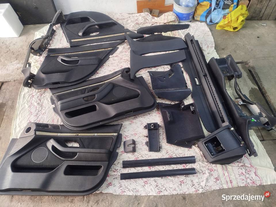 Kompletne wnętrze czarne welurowe grzane BMW E39 Legnica