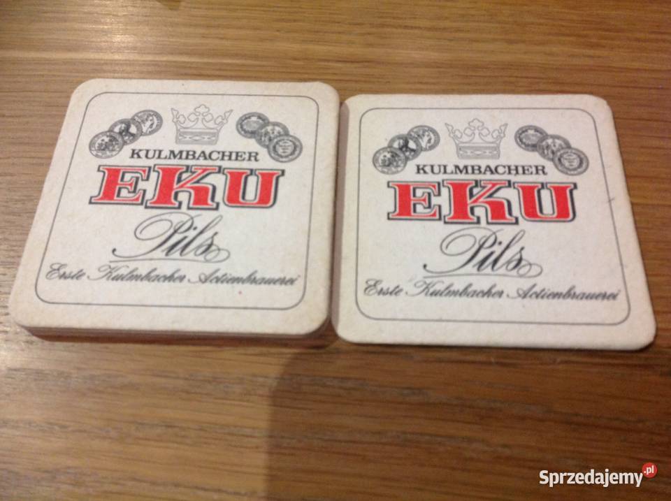 Stara Podkładka pod Piwo KULMBACHER EKU Pils 5 lubuskie Nowa Sól