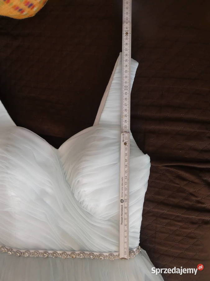 Sukienka na szelkach tiulowa zielona Krasnystaw