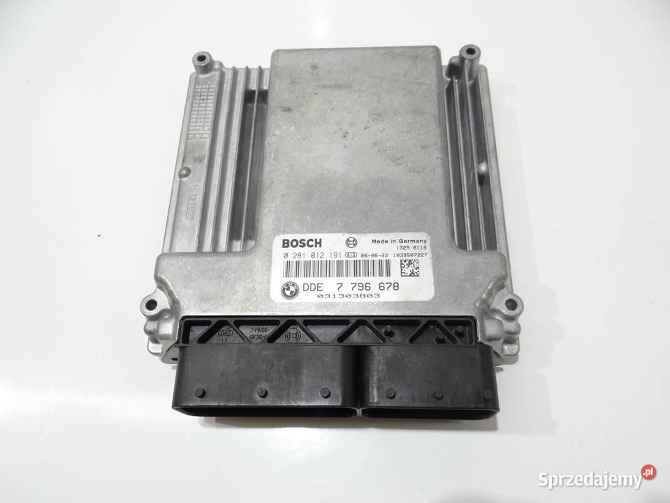 KOMPUTER STEROWNIK SILNIKA BMW E60 E61 306D4 Czujniki i sterowniki Strzyżewice
