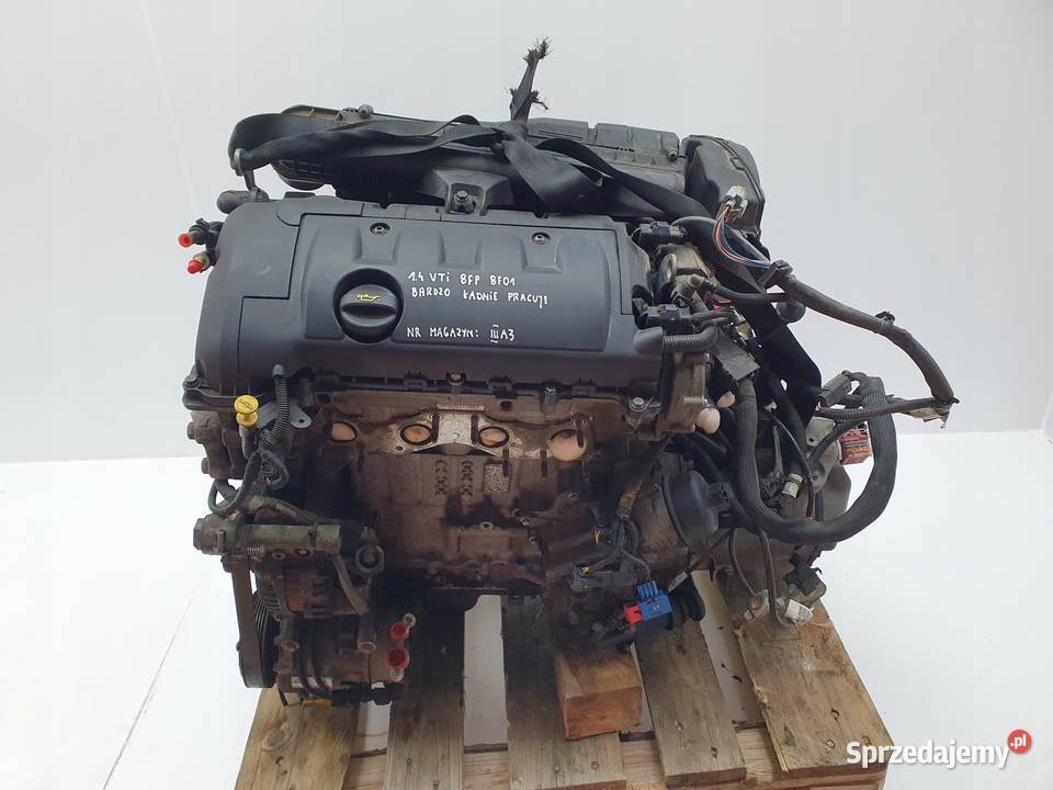 SILNIK KOMPLET Peugeot 207 208 308 14 16V VTI 95 osobowe Silniki i osprzęt lubelskie