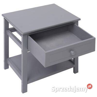Szafki nocne 2 szare 40x29x42 drewno mazowieckie Warszawa sprzedam