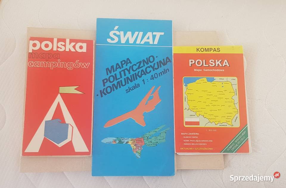 Mapa samochodowa turystyczna atlas różne lubuskie Zielona Góra