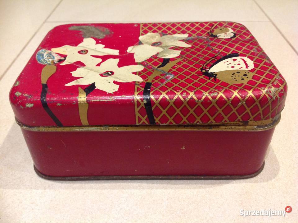 Stara Puszka Metalowa Ciastkach H BAHLSENS