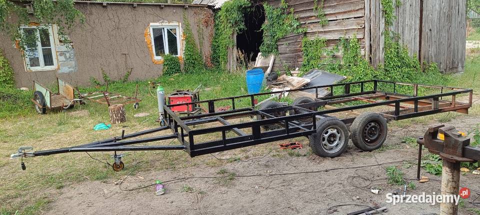 Przyczepa dwuosiowa sam laweta warmińsko-mazurskie Lidzbark