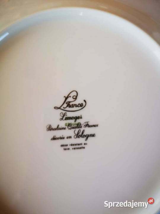 Talerz z ptakami Limoges Made in France Gdańsk sprzedam