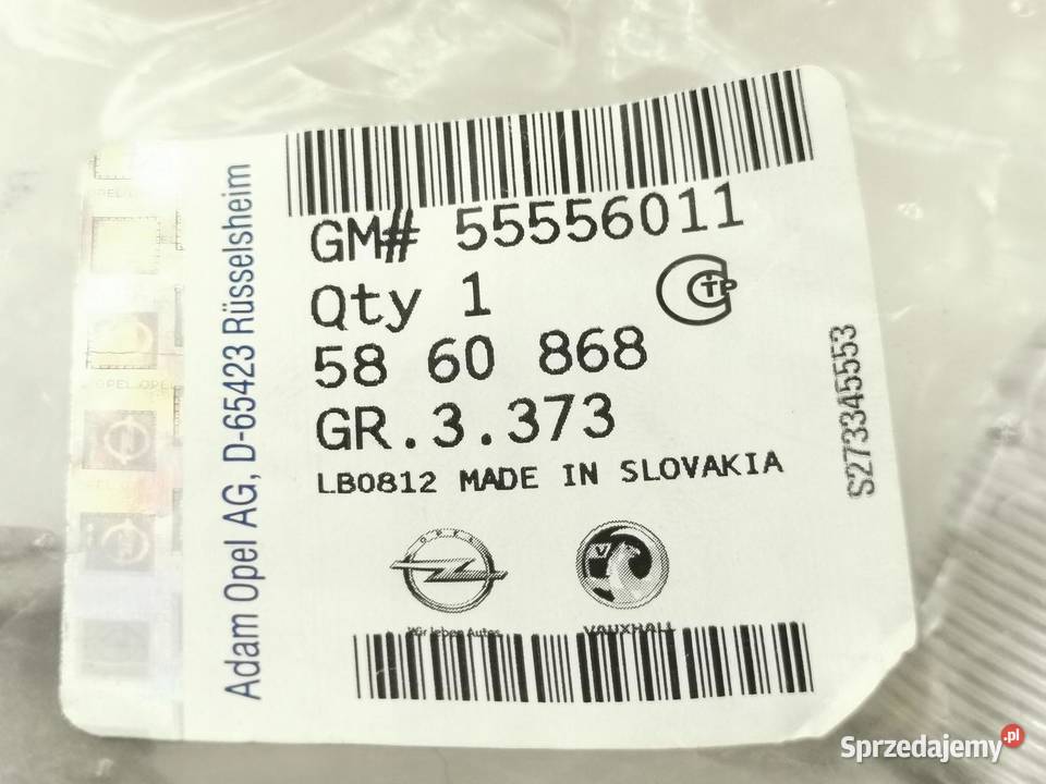 PRZEPUSTNICA RURA POWIETRZA OPEL ASTRA 13 CDTI Silniki i osprzęt