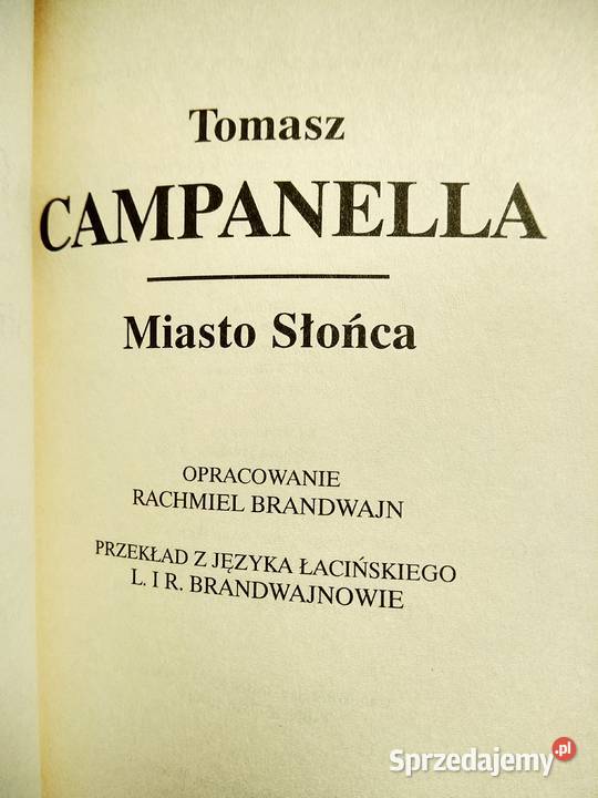 Campanella Miasto słońca Warszawa