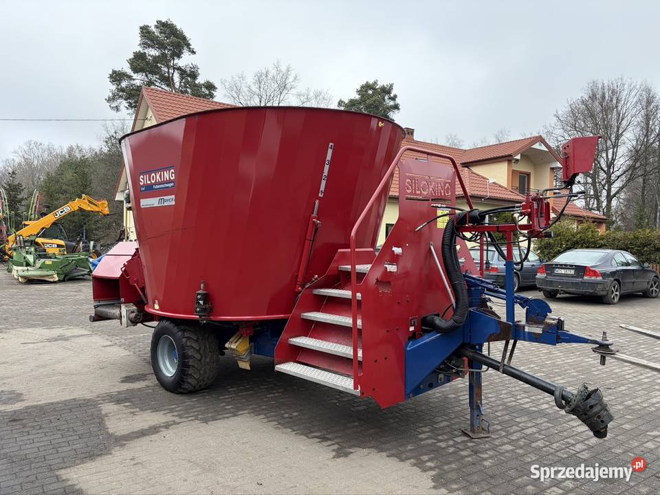 Wóz paszowy Siloking 11m3 paszowóz MP11 waga nieuszkodzony mazowieckie Myszyniec