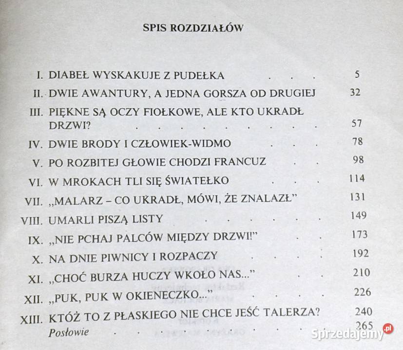 Szatan z siódmej klasy Kornel Makuszyński lubelskie Chełm sprzedam