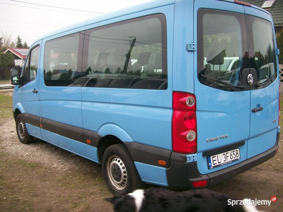 Volkswagen Crafter 9 osób Śliczny Pełna Pozostałe łódzkie Łask sprzedam