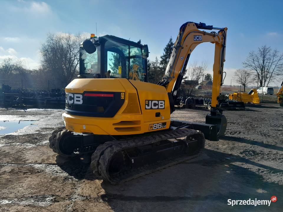 JCB 86C2 2021R KOPARKA GĄSIENICOWA 86C1 85Z1 CAT Dodatkowy osprzęt wielkopolskie Krotoszyn