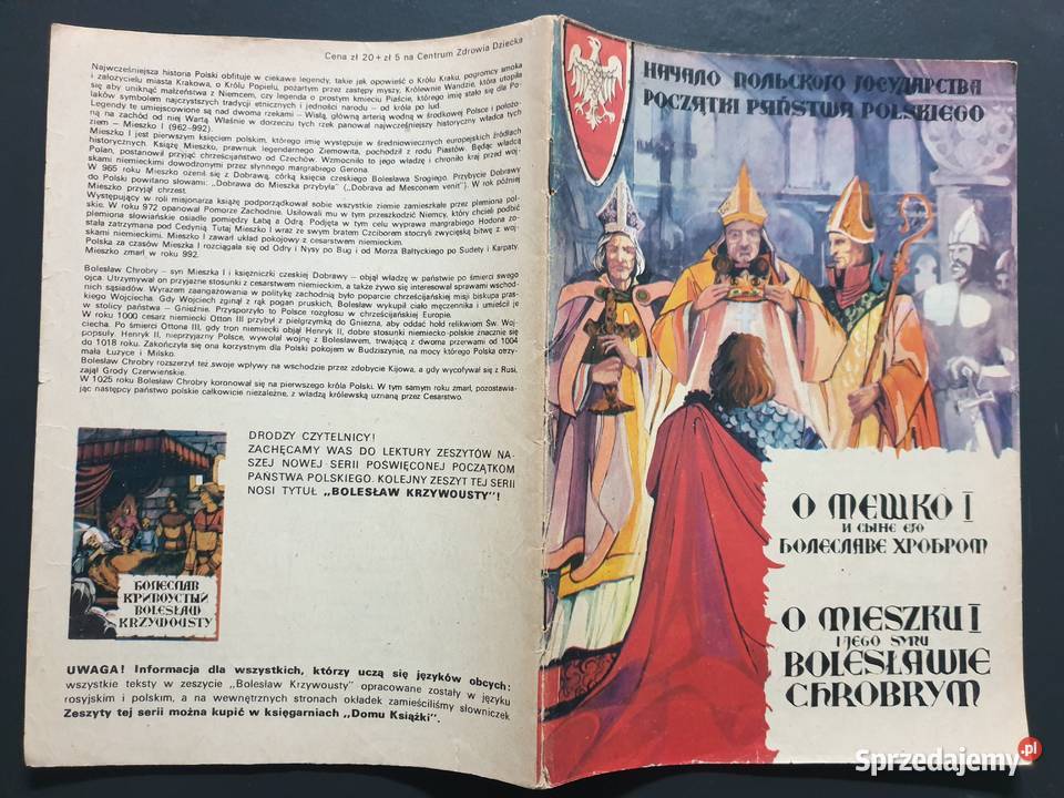 O Mieszku I i jego synu Bolesławie Chrobrym jęz Gdynia sprzedam