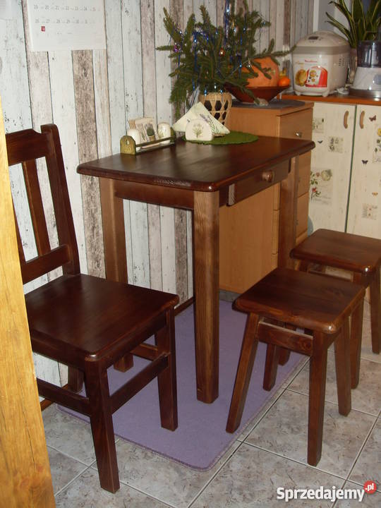 MASYWNY stół drewniany sosnowy PRODUKT NOWY NA Sosnowiec