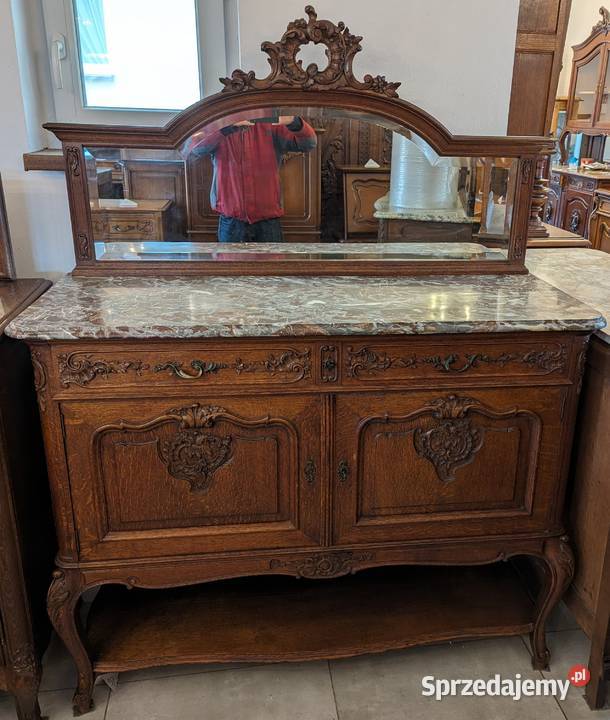 Pomocnikkomoda z lustrem rocaille sklep Dąbrowa Meble śląskie Dąbrowa Górnicza sprzedam