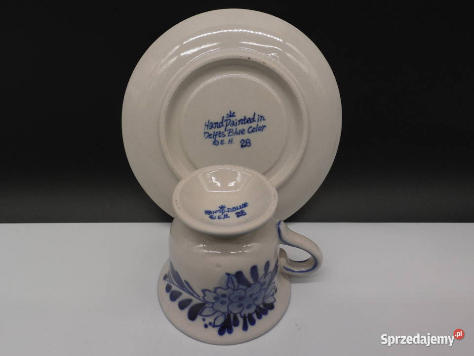 Filiżanka espressomokka Delft Blue Vintage wielkopolskie Raszków sprzedam