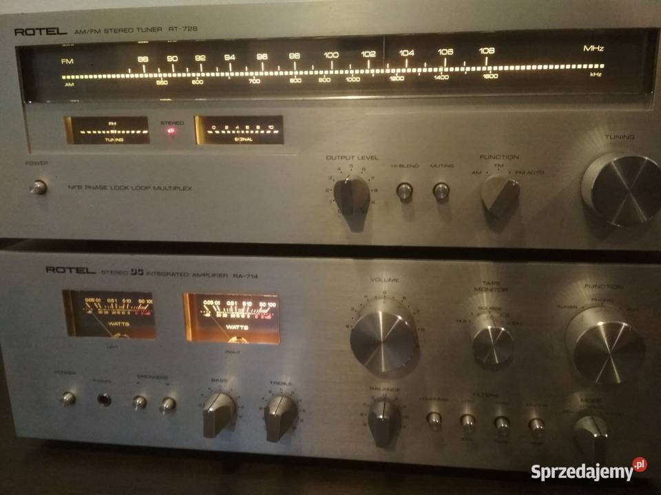 wzmacniacz Rotel ra 714 tuner Kraków