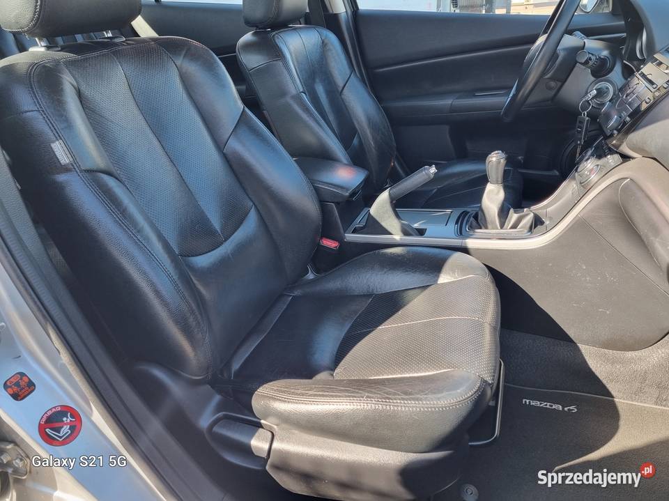 Mazda 6 II 20 155 skóra climatronic alufelgi klimatyzacja 6 Płońsk