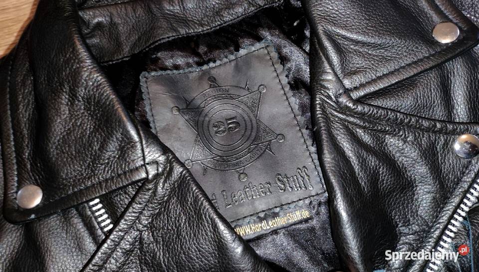 Ramoneska Kurtka Motocyklowa Skórzana L Gdańsk
