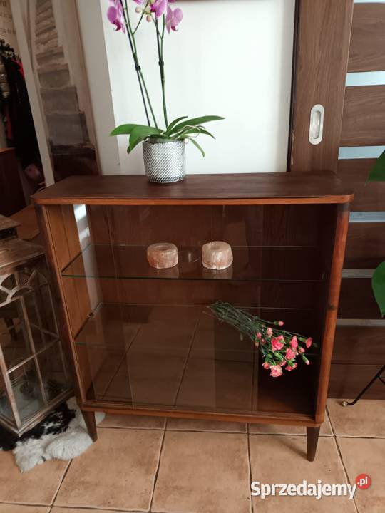 Witryna gablota retro prl vintage Gdańsk sprzedam