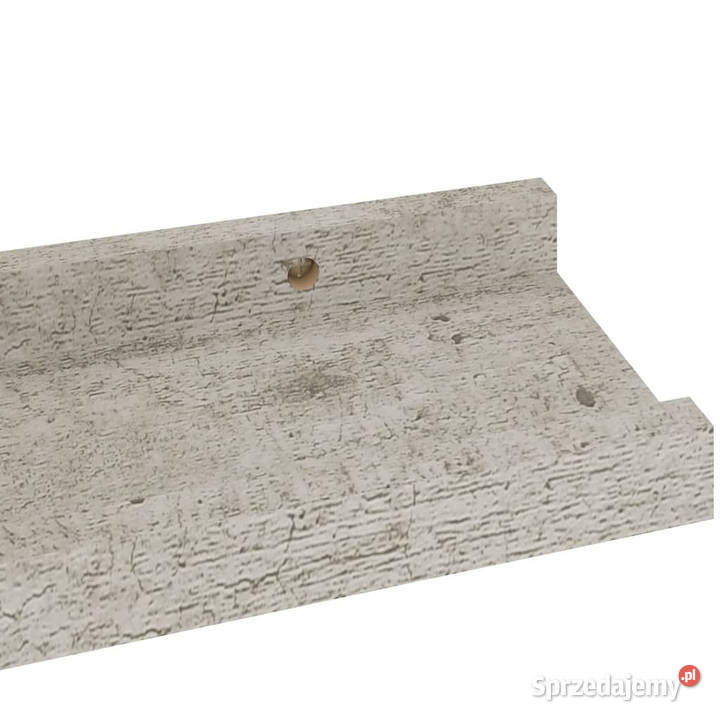 Półki ścienne 2 szarość betonu 40x9x3 WM326699 mazowieckie Warszawa