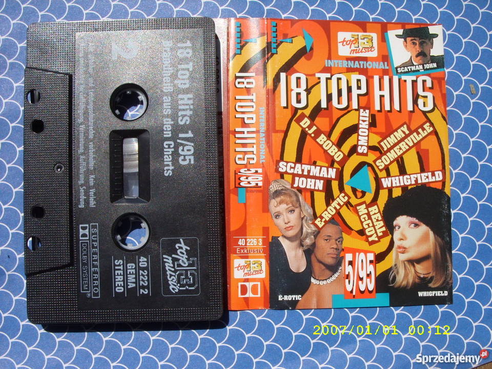 Kaseta TOP HITS 595 TOP MUSIC 13 dolnośląskie sprzedam