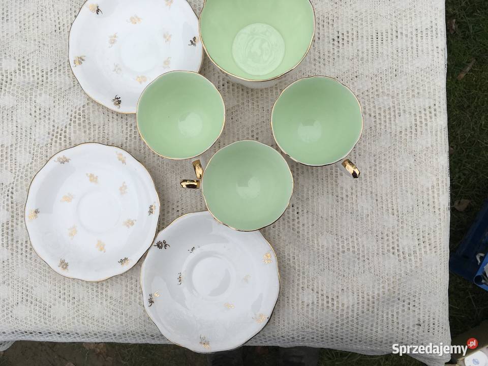 Filiżanki i cukiernica vintage Anglia małopolskie Kraków