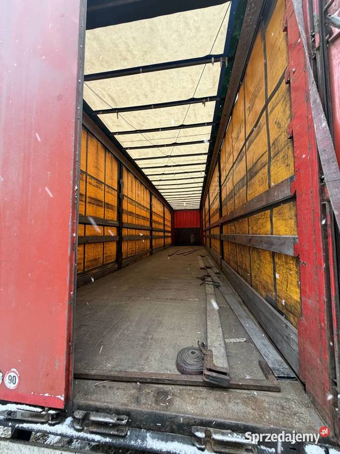 Naczepa mega Krone Burtowe i plandeki małopolskie Limanowa