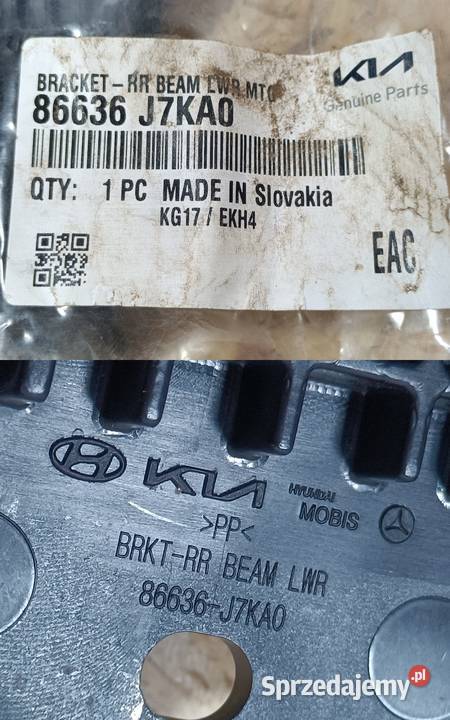 KIA XCEED 19 ŚLIZG MOCOWANIE UCHWYT BELKI osobowe Pleszew