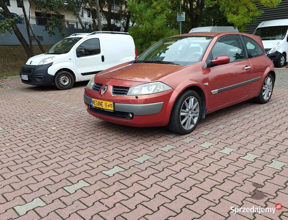 Renault Megane 2 coupe 20 benzyna xenon klima ASR (kontrola trakcji) Warszawa