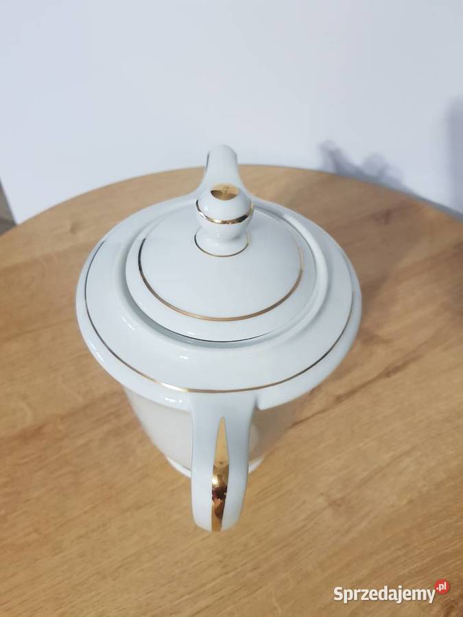 Dzbanek do kawy porcelana francuska Limoges Ceramika i szkło Wola Podłężna