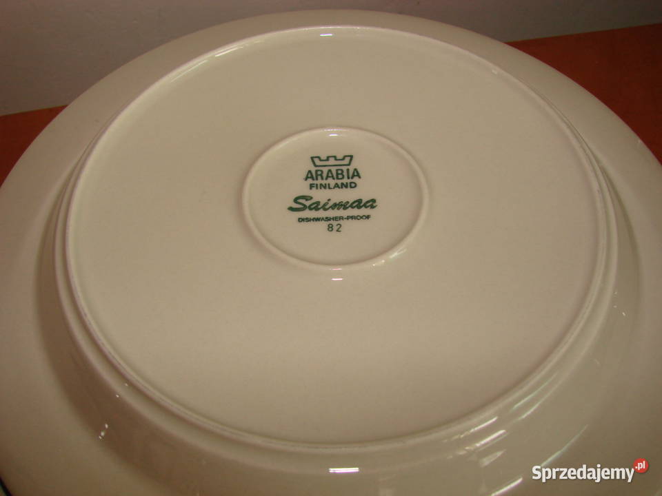 Arabia Finland talerz Saimaa Antyki, Sztuka, Kolekcje Pruszcz Gdański