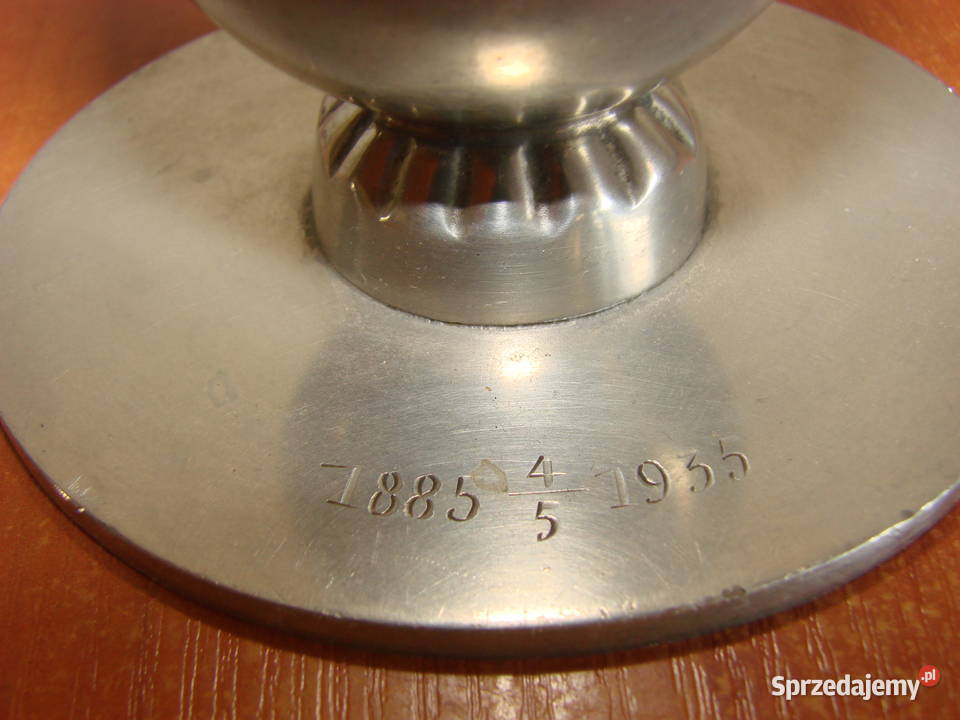 GAB Tenn stary cynowy flakon grawerka 1935r Pruszcz Gdański