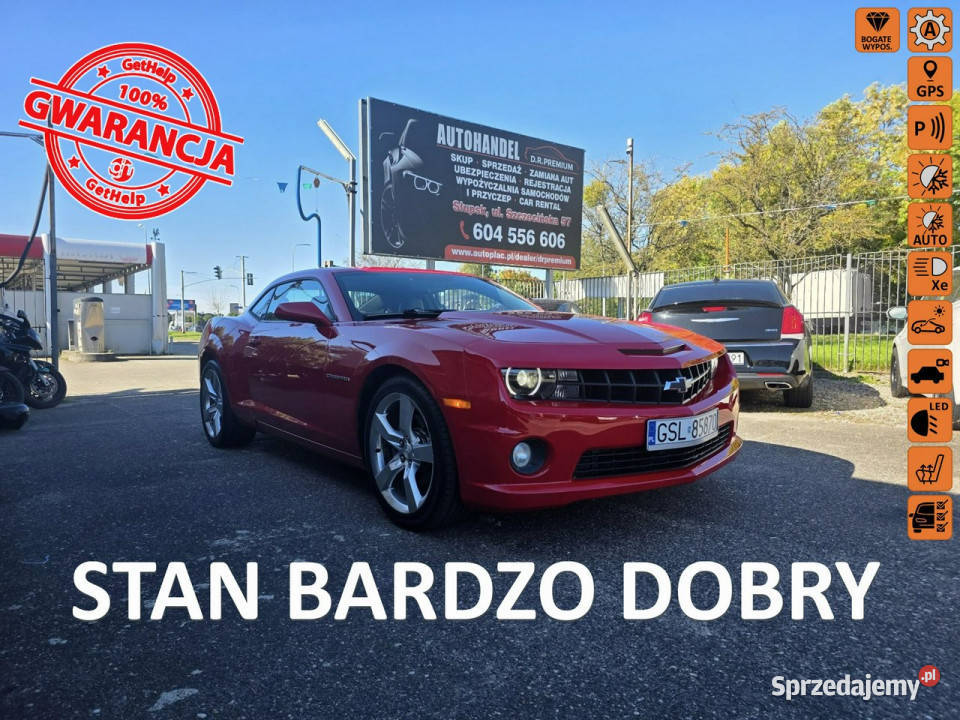 Chevrolet Camaro 36 Benzyna 317 Automat LED światła przeciwmgielne Słupsk